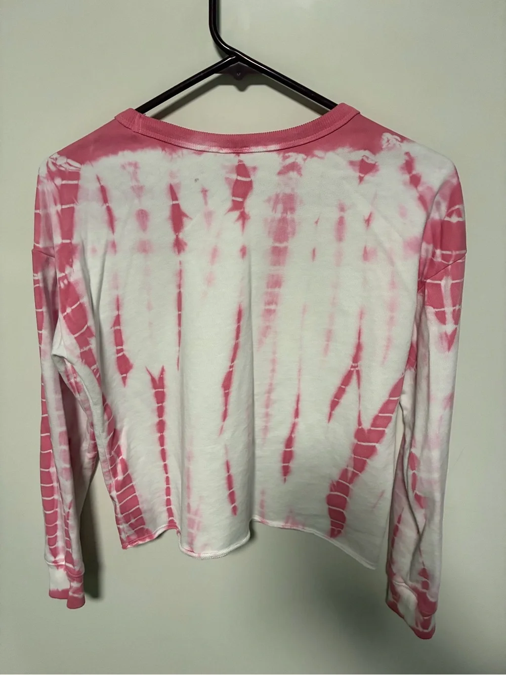 Girls  GAP Pink & White Tie-Dye Crewneck XXL